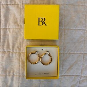 Banana Republic Gold Hoop Earrings